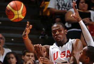 USA Sloppy Start Manages To Ease Pass Lithuania 77-61