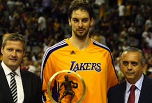 Pau Gasol Receives FIBA Player of the Year Award