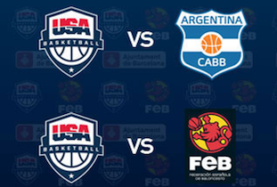 USA vs Spain vs Argentina Tournament, Barcelona July 2012